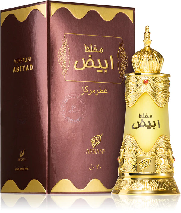 Afnan Mukhallat Abiyad 20ml - Oil